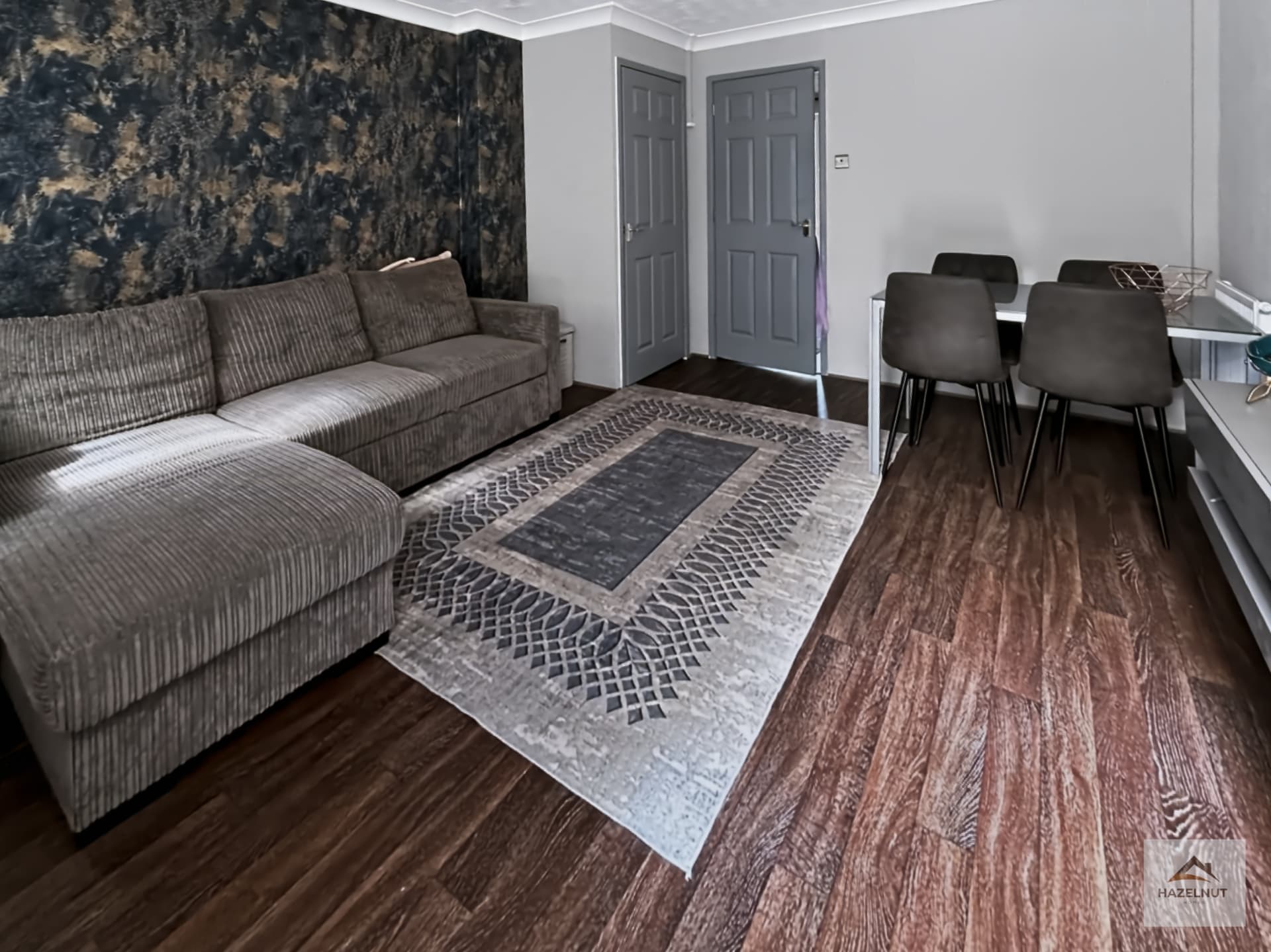 Open-plan living and dining room at 8 Curlew Avenue